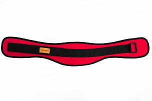 картинка Пояс атлетический нейлоновый "Slim" красный от магазина BatBoots